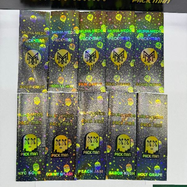 Empty Muha Med X Packman 1g Disposable Vape high quality