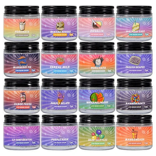 Besos 16oz Glass Jars Wax Box
