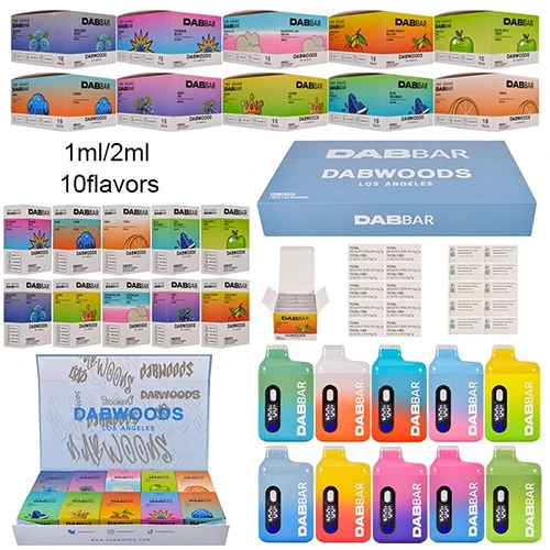 DABWOODS DAB BAR 1G 2G Disposable Pen