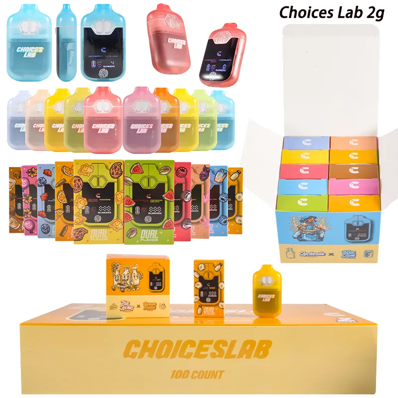EMPTY 2g Choice Lab Dual Vape d'un sol ús 2 en 1