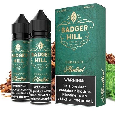 Menthol de Badger Hill Reserva 120ml