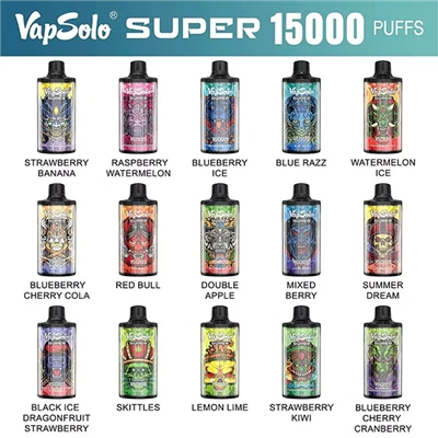 Vapsolo Super 15000 Puff Disponible Vape