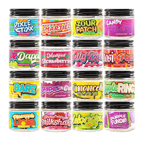 Whole Melt Candy Edition Glass Jars